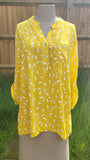 KD179 ITALIAN VISCOSE TOP LEAFY PATTERN