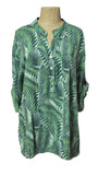 KD179 ITALIAN VISCOSE TOP PALM LEAF PATTERN