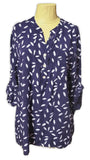 KD179 ITALIAN VISCOSE TOP LEAFY PATTERN