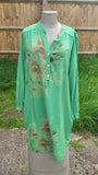 KD169 ITALIAN VISCOSE TOP FLOWER PATTERN