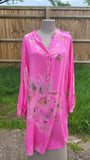 KD169 ITALIAN VISCOSE TOP FLOWER PATTERN