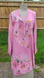 KD169 ITALIAN VISCOSE TOP FLOWER PATTERN
