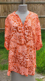 SPIRA - - ITALIAN COTTON SHIRT 17033 ABSTRACT PATTERN