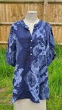 DOLLET - ITALIAN COTTON SHIRT 17033 ABSTRACT DIAMOND PATTERN