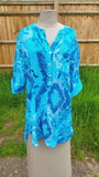 DOLLET - ITALIAN COTTON SHIRT 17033 ABSTRACT DIAMOND PATTERN