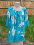 GYPSY - STYLE 11 - FLORAL PATTERN  ITALIAN COTTON TOP