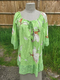 GYPSY - STYLE 11 - FLORAL PATTERN  ITALIAN COTTON TOP