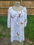 GYPSY - STYLE 11 - FLORAL PATTERN  ITALIAN COTTON TOP