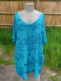 PYRA - ITALIAN COTTON PATTERNED TUNIC KD165