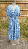 KD190 B  ITALIAN VISCOSE DRESS