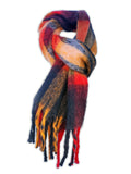 BINGO- RMD220316 Thick Check Winter Scarf