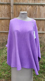 Italian Plain Viscose Polyester Blend poncho 1191