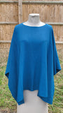 Italian Plain Viscose Polyester Blend poncho 1191