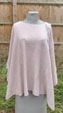 Italian Plain Viscose Polyester Blend poncho 1191