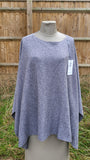 Italian Plain Viscose Polyester Blend poncho 1191