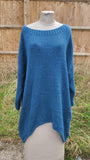Italian Longline Mohair Knitted jumper 7S644/20M593