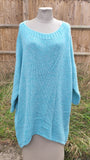 Italian Longline Mohair Knitted jumper 7S644/20M593