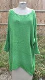 Italian Longline Mohair Knitted jumper 7S644/20M593