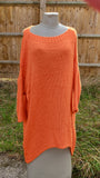 Italian Longline Mohair Knitted jumper 7S644/20M593