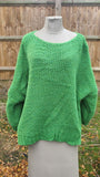 Italian Scoop Neck Mohair Knitted jumper