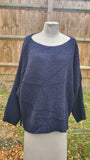 Italian Scoop Neck Mohair Knitted jumper