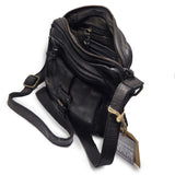 RAYMOND WASHED - Luxury Washed Cross Body Leather Bag NEW