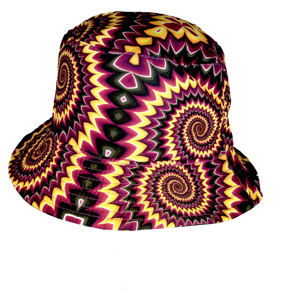 Funky Print Patterned Summer Bucket Hats Adults One Size SS23  Pattern 12/31