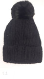 POM POM FLUFFY CABLE HAT AW23-RMD-51