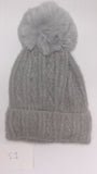 POM POM FLUFFY CABLE HAT AW23-RMD-51