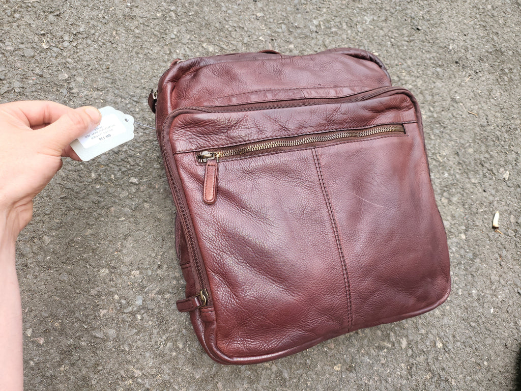BB-136 - Luxury Washed Leather Bag NEW