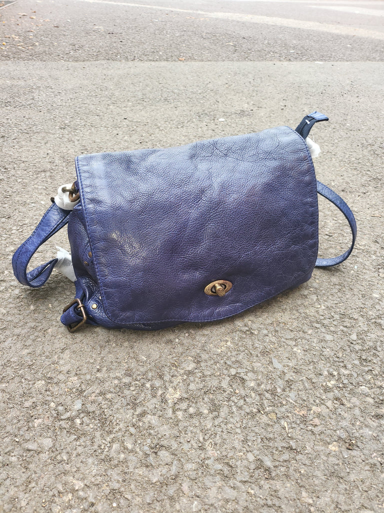 ALEXANDRA WASHED  BB-197 - Luxury Washed Leather Bag NEW