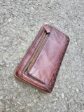 WOVEN WASHED PURSE  040W - Luxury Washed Leather Bag NEW