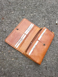 WOVEN WASHED PURSE  041W - Luxury Washed Leather Bag NEW