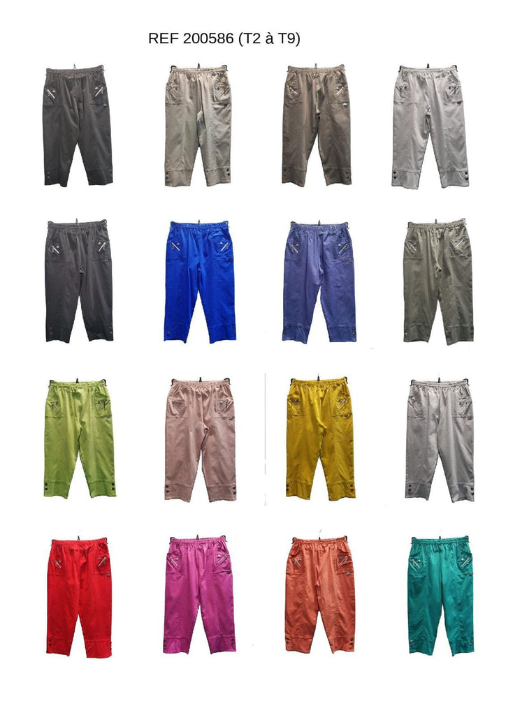 Trousers CAPRICE - SS21 NEW TROUSERS - Vera Tucci OriginalsLondon Clothing