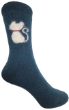 VERA TUCCI CAT DESIGN FLUFFY WOMEN'S WINTER SOCKS RMD2305-85-02 NEW FOR AW23!