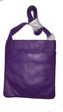 Leather Bag Leigh - Cross Body Leather Bag - Vera Tucci OriginalsBags Purple