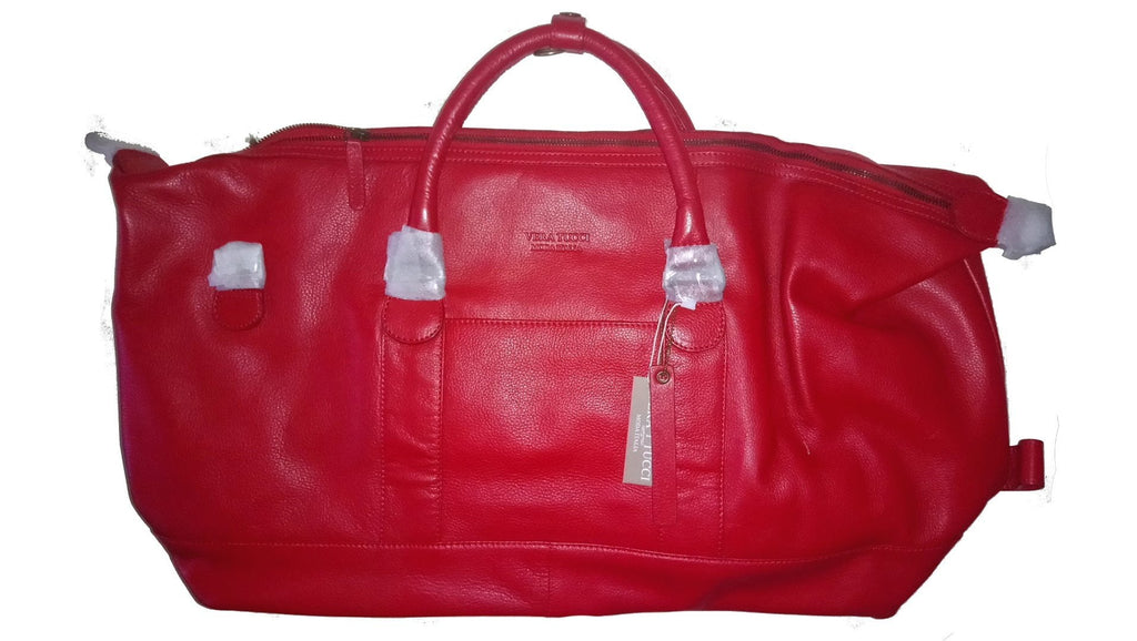 Leather Bag Rambo - Large Soft Leather Holdall Unisex/Mens' NEW VERSION - Vera Tucci OriginalsBags