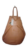 Leather Bag Silvia Backpack - Vera Tucci OriginalsBags TAN