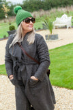Hat Mia Angora Ribbed Fur PomPom Hat - HT01 - Vera Tucci OriginalsAccessories