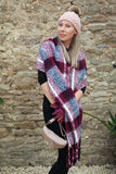Scarves Quinna Wrap Scarf - SC5063 - Vera Tucci OriginalsAccessories Red