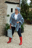 Scarves Diane Large Checked Wrap Scarf - SC2010 - Vera Tucci OriginalsAccessories NVY/DNM SOLD OUT