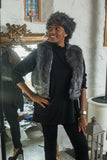 Gilet Gloria Faux Fur Gilet - Vera Tucci OriginalsFaux Fur GREY / SMALL