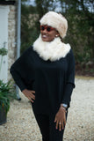Scarf Imelda Faux Fur Stole Scarf - Vera Tucci OriginalsFaux Fur