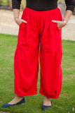 Pin Cord PORTICI 618/C Italian Pin Cord Trousers - Vera Tucci OriginalsItalian Clothing 1 / RED