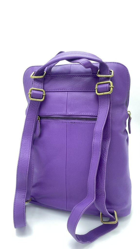 Leather Bag Layla Backpack - Vera Tucci OriginalsBags