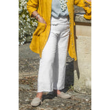 Linen VICENZA S140L 67072/P Linen Trousers - Vera Tucci OriginalsItalian Clothing 1 / WHITE