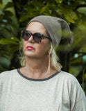 Hat May - Beanie with Fur Pom Pom - HT07 - Vera Tucci OriginalsAccessories Khaki 25#