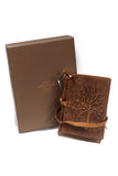 Journal Small Leather Bound Journal Tree of Life Design - Vera Tucci OriginalsVera Tucci Originals GIFT BOXED