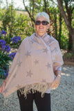 Scarves STAR PATTERN SCARF - CLRMD202103-26 - Vera Tucci OriginalsAccessories 1 PINK