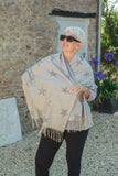 Scarves STAR PATTERN SCARF - CLRMD202103-26 - Vera Tucci OriginalsAccessories 2 BEIGE